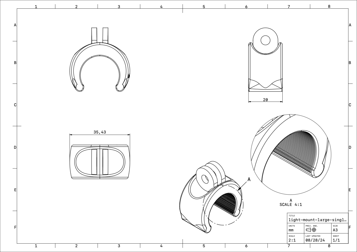 Exposure Sirius Light Bracket (Low Profile)